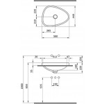 Накладной умывальник Bocchi Etna 1114-001-0125 Накладной умывальник Bocchi Etna 1114-001-0125
